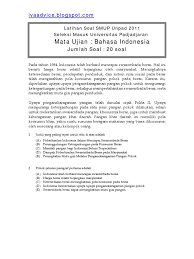 Soal Latihan Smup 2011