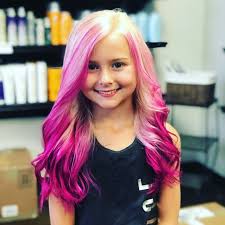 Pink Hair Girl Hair Colors Kids Hair Color Pink Hair Streaks