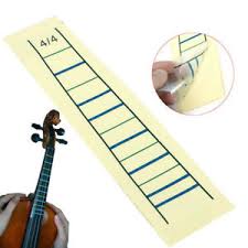 Details About 4 4 Violin Fretboard Note Stickers Tape Fiddle Fingerboard Chart Marker Decals