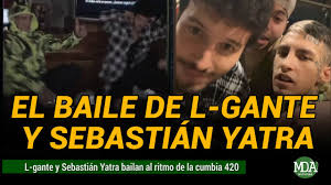 ♥ las mejores fotos e. L Gante Y Sebastian Yatra Bailaron Al Ritmo De La Cumbia 420 Youtube