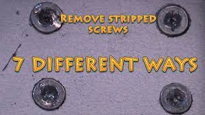 How To Remove Stripped Screws 7 Different Ways Stripped Screw Remove Stripped Screw Screws