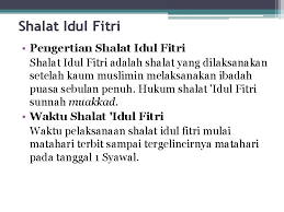 Sholat idul fitri memiliki hukum sunnah muakkad karena rasulullah saw selalu mengerjakannya. Pembekalan Ramadhan Energi Lapar Spirit Puasa Menguatkan Takwa
