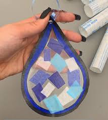 Time to create offers easy, accessible art activity ideas for families and educators to explore with their young children. Rain Drop Stained Glass Art Diy Paper Craft S S Blog