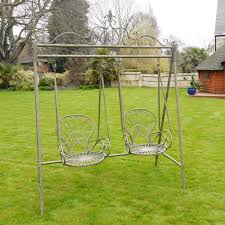 Rustic Ornate Garden Swing Seat For Two In 2020 Garden Swing Seat Garden Swing Swing Seat
