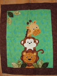 Jungle Animal Baby Quilt Quilting Animal Baby Quilt Baby Quilts Animal Quilts