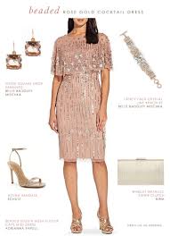 The style of your life. Rose Gold Beaded Cocktail Dress Dress For The Wedding