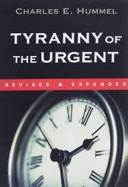 They put us on the defensive as we manage crises and people, causing us to react rather than proceed or in the 1967 booklet, tyranny of the urgent, charles hummel speaks of the tension between things that are urgent and things that are important. Tyranny Of The Urgent Hummel Charles E 9780877840923 Amazon Com Books