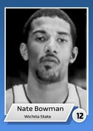 Custom Novelty Basketball Card Nate Bowman Wichita State Blank Back
