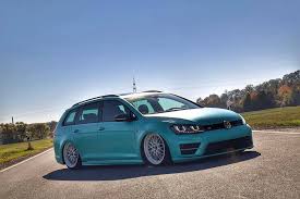 Joonnsn Mk7r Bagged Golf 7 Variant Wrapped In Pwf Caribbean Matt Metallic Platinumwrappingf Autos Und Motorrader Golf 7 Variant Golf