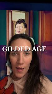 The Gilded Age Bertha Black and White Dress