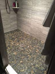 Pin On Bathroom Pebble Tile And Stone Tile Ideas