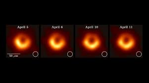 The image is of the supermassive black hole that lies at the centre of the huge messier 87 galaxy, in the virgo galaxy cluster. First Images Of A Black Hole From The Event Horizon Telescope