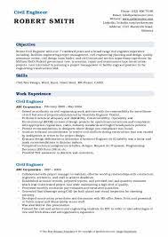 Make certain that your civil engineering resume is not cluttered. Civil Engineer Resume Samples Qwikresume