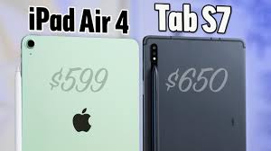 2020 Ipad Air 4 Vs Galaxy Tab S7 Full Comparison Youtube