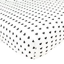 Ooo black white baby bedding simple toddler sheet changing pad cover black white crib sheet minimali. Amazon Com Premium Fitted Cotton Crib Sheet Toddler Sheet Smitten By Copper Pearl Baby