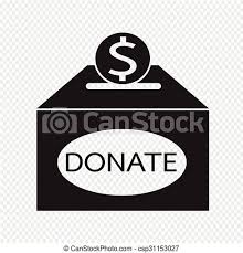 Donate box added, donate box @donatebox. Donation Box Icon Canstock