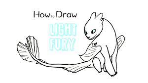 Maybe you would like to learn more about one of these? How To Draw Light Fury From How To Train Your Dragon 3 Youtube