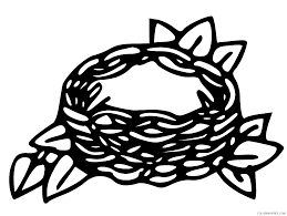 Click any coloring page to see a larger version and download it. Bird Nest Coloring Pages Empty Bird Nest Printable Coloring4free Coloring4free Com
