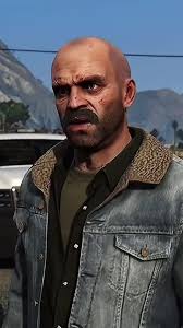 Trevor Bald with Mustache