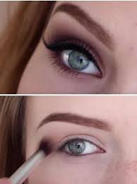 Makeup Tutorials For Blue Eyes Basic Brown Smokey Eye Tutorial Easy Step By Step Beginners Blue Eye Makeup Blue Eye Makeup Tutorial Hair Color For Fair Skin