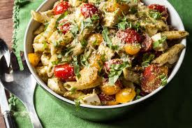 To turn it into a main dish, stir in a can of rinsed and drained white beans or add chunks of grilled chicken. Classic Pesto Pasta Salad 11 Easy Orzo Recipes Pictures Chowhound