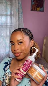 ✨Spice✨ up your summer look with a festive hairstyle tutorial! 🌞, Products  used: , ➰Untie the Knot Nourishing Leave-in Conditioner, ➰Curl Supreme  4-in-1 Hydrating Créme, ➡️ Available at ...