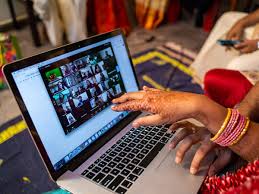 Mehndi ki dejain photo zoomphoto : Zoom Wedding Band Baaja Baarat Aur Zoom This Young Bride Refused To Let Lockdown Dictate Her Life And Had A Cute Digital Wedding The Economic Times