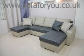 Double sofa with lamp and frame photo in white wood plank room interior. Duke Double Chaise Sofa Bed You Can Mix And Match Any Colours From Our Colour Chart Please Find The Double Chaise Sofa Mattress Dimensions Corner Sofa Bed