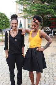 Emezi also wrote that the essay was meant to 'incite hordes of transphobic nigerians to target me'. Yagazie And Akwaeke Emezi Lagos Nigeria 2014 Yagazie Emezi Black Beauties Black Natural Hairstyles Natural Hair Styles
