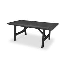 To view the entire collection and to really appreciate the quality and craftsmanship, you need to visit our store, located 5 miles west of new london, wisconsin. Polywood Rustic Farmhouse 39 X 75 Dining Table Amish Yard