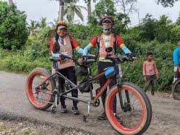 Maybe you would like to learn more about one of these? Tandem Couple Does 200km On A Fat Tandem Bike Bengaluru News Times Of India