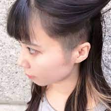刈り上げロング おしゃれまとめの人気アイデア pinterest マリッペドラ1 刈り上げ女子 ヘアスタイリング ツーブロック ロング