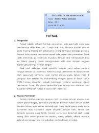 Peraturan pertandingan turnamen futsal gpkn cup a. Peraturan Futsal