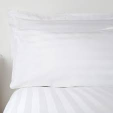 Shop our great selection of bed sets, pillows & more & save. Oxford And Housewife Prima Satin Stripe Pillowcases Richard Haworth