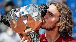 View tsitsipas short hair png.novak djokovic makes short work. Stefanos Tsitsipas Beats Cameron Norrie For Lyon Crown Atp Tour Tennis