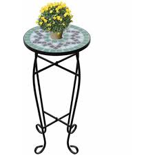 Dieser runde tisch von kobolo ist aus metall gefertigt und die tischplatte ist mit mosaik verziert. Mosaik Gartentisch Zu Top Preisen