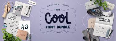 • free for personal use. The Cool Font Bundle Ii Cool Fonts Font Bundles Fonts