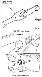 Window crank and door handle removal tool. How To Remove A Window Crank On A Chevy Cavalier