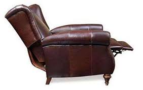 chamberlain leather wingback recliner chair with rolled arms in 2021 leather wingback recliner chair club chair recliner