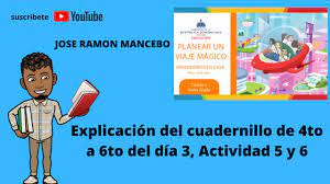 Como hacer un esquema fíjate bien en el siguiente texto. Explicacion De Las Actividades 5 Y 6 Del Cuadernillo De 4to A 6to Correspondiente Al Dia 3 Youtube