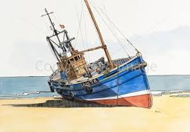 Enjoying A Rest 1 Maritime Painting Derek Blois In 2020 Maritime Painting Sailing Art Boat Painting