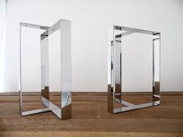 28 X 23 X 16 Table Bases T Look Flat Stainless Steel Table Base Height 26 30 Set 2 T Shap Steel Table Base Steel Table Legs Stainless Steel Table Legs