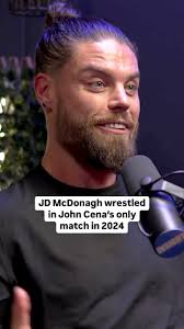 JD McDonagh wrestled in John Cena’s only match in 2024 #wwe #JohnCena  #wrestling