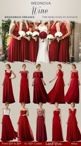 2018 Elegant Wine Bridesmaid Dresses One Shoulder Dresses Chiffon Long Dresses With Ruffle Brid Wedding Dresses 2017 Trend Wine Bridesmaid Dresses Bridesmaid