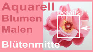 Mische dein weiß mit malwerkzeugen, wie etwa einem pinsel oder messer, in dein rot hinein. Aquarell Blumen Malen Rote Rose Mit Mehrfarbigen Nass In Nass Lasuren Mit Aquarellfarben Malen Youtube