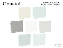 Coastal Home Paint Color Scheme That