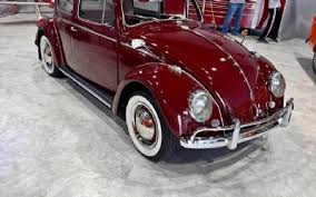 Image result for Bordeaux Red 1950 Beetle