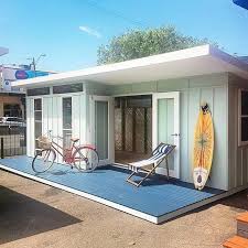 Beachvibes At Our Drummoyne Display Centre The Melwood Mod Design No 23 Boasts 20m2 Of Internal Space A La Backyard Large Backyard Large Backyard Landscaping
