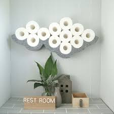 雲形トイレットペーパー収納 バス トイレ diy モノトーン グレー などのインテリア実例 2017 07 21 16 47 25 roomclip ルームクリップ トイレットペーパー 収納 トイレのアイデア トイレットペーパー