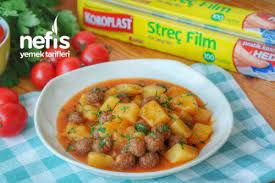 patatesli sulu kofte yemegi tarifi yemek tarifleri yemek corba tarifleri